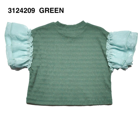 【90/100/110/120㎝】袖フリルTシャツ3124209【NEWO/ネオ】